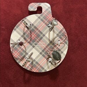 Maurices Silver and Gray Ring Collection